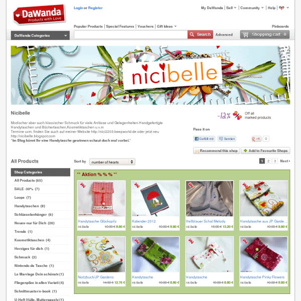 Nicibelle – Kleine Geschenke und mehr …