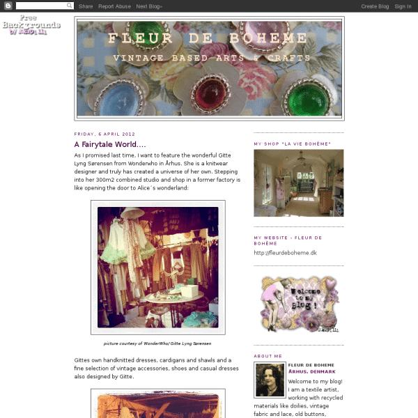 Fleur de Bohème – Vintage inspired arts and crafts