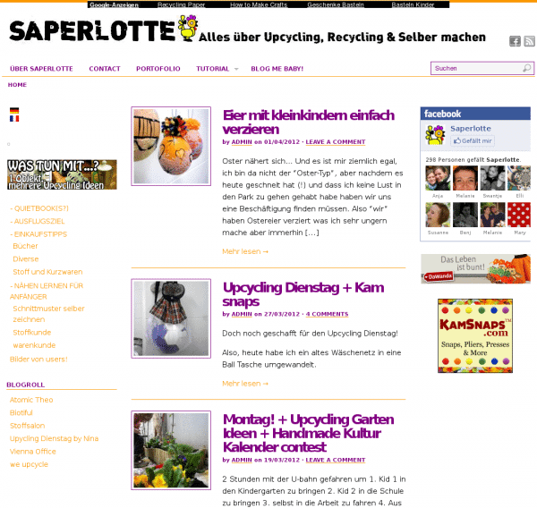 Alles über Upcycling, Recycling und selber machen! Alles über Upcycling, Recycling und selber machen!