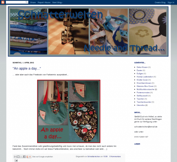 Schnatterwelten: Needle and Thread…