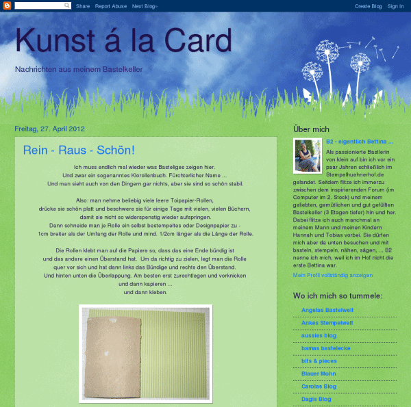 Kunst á la Card