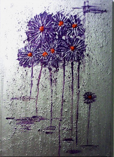 Flowers Acrylbild auf Keilrahmen