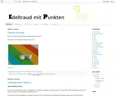 Edeltraud mit Punkten