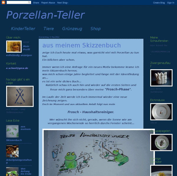 Porzellan-Teller