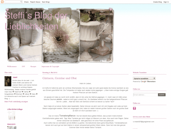 Steffis Blog der Lieblichkeiten