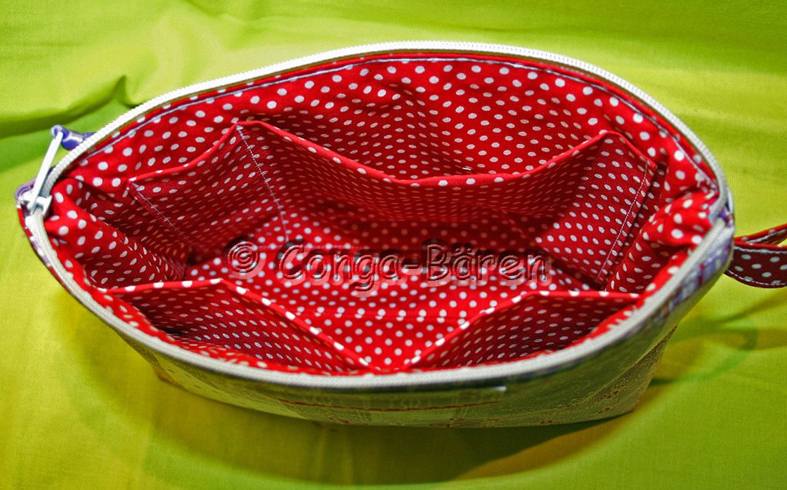 Kosmetiktasche mit Reißverschluss nähen