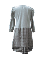 Fräulein Meier,ich war ein Sweatshirt!Süßes Kleid mit Minischlips zum Anknöpfen