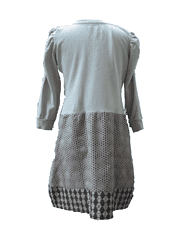 Fräulein Meier,ich war ein Sweatshirt!Süßes Kleid mit Minischlips zum Anknöpfen
