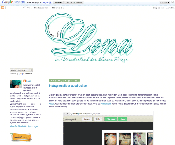 Lena im Wunderland der kleinen Dinge Lena im Wunderland der kleinen Dinge