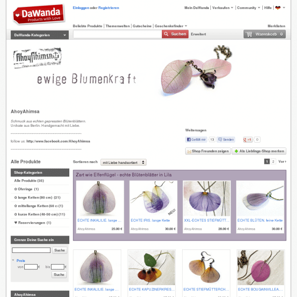 AhoyAhimsa – ewige Blumenkraft