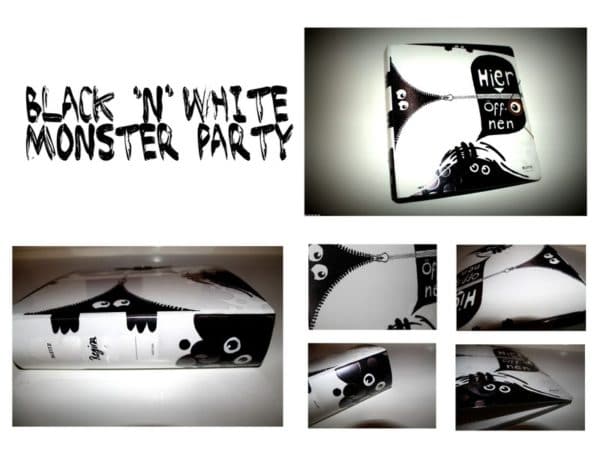 Black 'n' White Monster Party