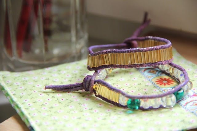 Röhrchenperlen Armband