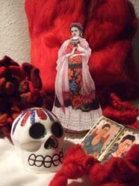"dia de los muertos" Frida Kahlo Filzkurs