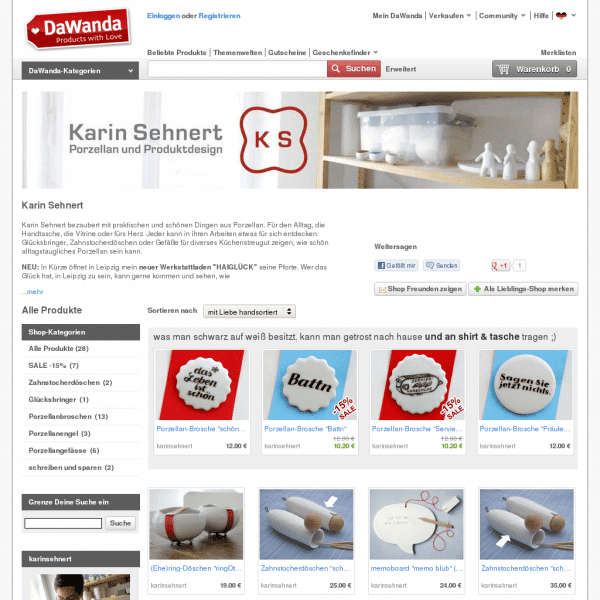 karin sehnert - porzellan & produktdesign