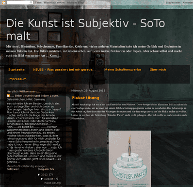 Die Kunst ist subjektiv - SoTo malt