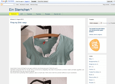 Ein Sternchen