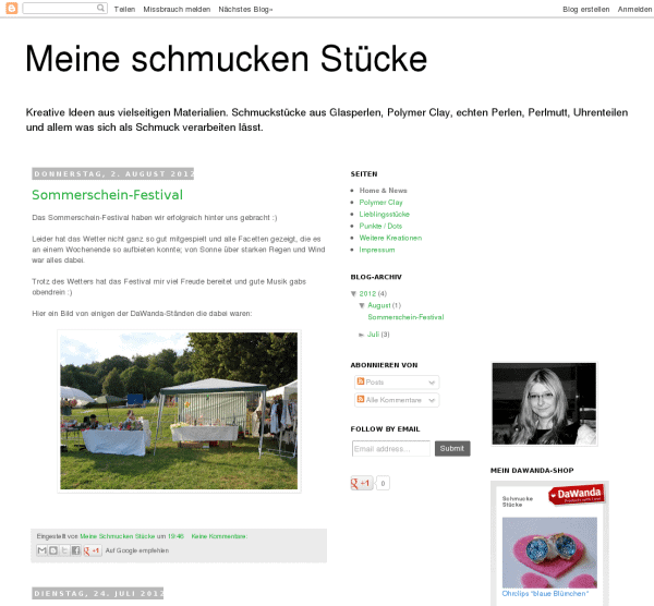 Meine schmucken Stücke Meine schmucken Stücke
