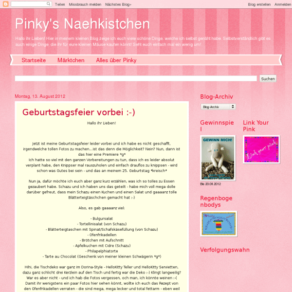 Pinky's Nähkistchen Pinky's Nähkistchen