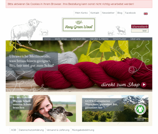 Rosy Green Wool Rosy Green Wool