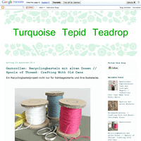 Turquoise Tepid Teadrop