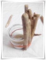 10 Min.- DIY Windlicht „Treibholz“