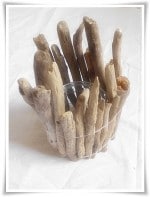 10 Min.- DIY Windlicht „Treibholz“