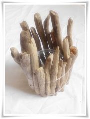 10 Min.- DIY Windlicht „Treibholz“