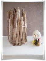 10 Min.- DIY Windlicht „Treibholz“