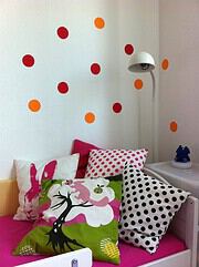 DIY Wandgestaltung: Punkte