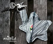Stern Täschchen als Schlüssselanhänger