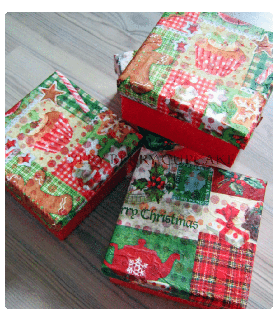Süße Weihnachtsboxen