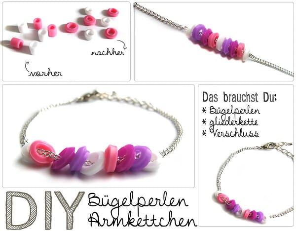 DIY - Armkettchen mit Bügelperlen