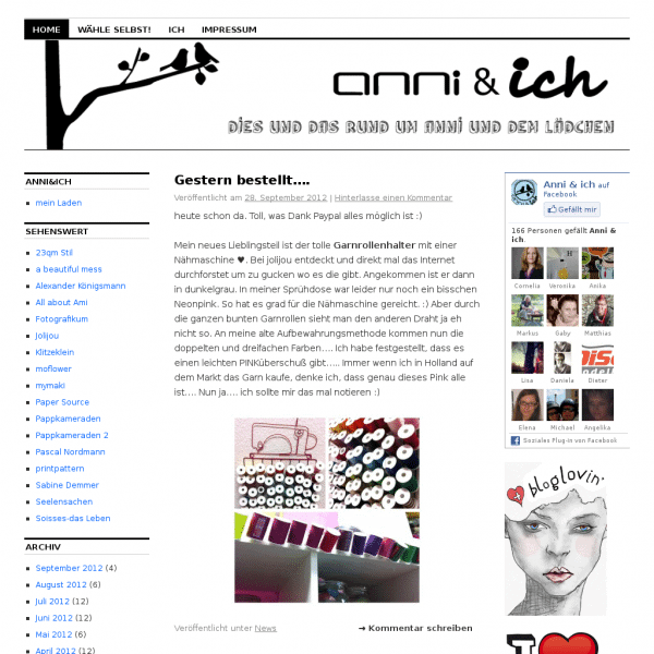 anni’s Blog : Neues vom Lädchen und kreatives zum Nachmachen