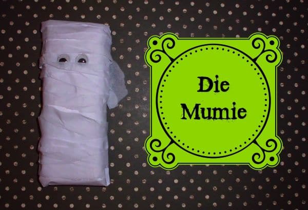 Mumien-Verpackung für Halloween