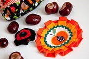 Blumen-Button