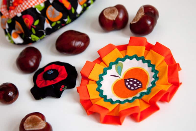 Blumen-Button