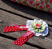 Blumen-Button