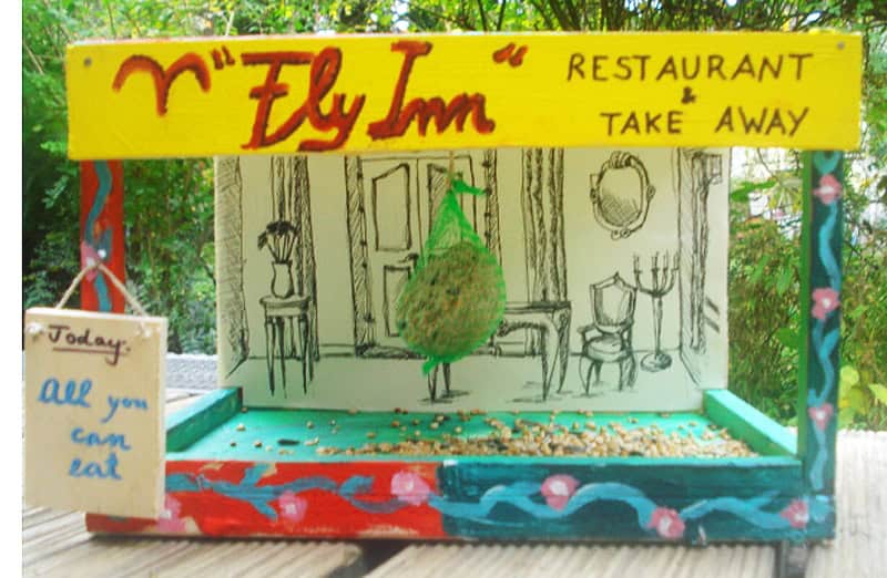 „Fly Inn“: Take-away & Restaurant für Spatzen und Konsorten.