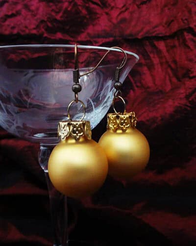 Weihnachtskugel ~ Ohrringe Weihnachtskugel ~ Ohrringe