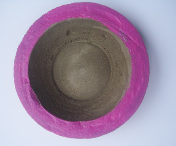 Beton mit Neon