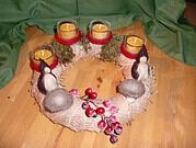 Adventkranz nach Waldorf Art