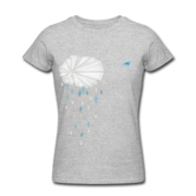 eaudecollage > rainshower shirt (American Apparel, grau) 