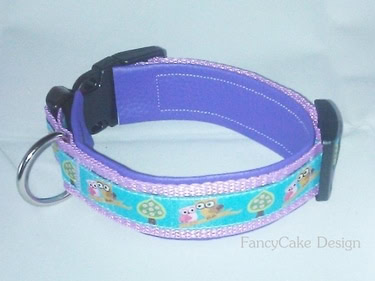 Hundehalsband "Eulen" Hundehalsband "Eulen"