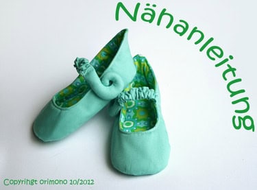 Nähanleitung Kinderballerinas mit Schnecke Nähanleitung Kinderballerinas mit Schnecke