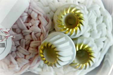 Kerzenständer mini Gugelhupf Gold Kerzenständer mini Gugelhupf Gold