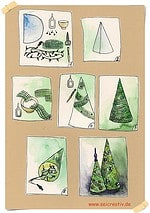 Oh, Tannenbaum! – Weihnachtsbaum im Sisallook