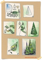 Oh, Tannenbaum! – Weihnachtsbaum im Sisallook