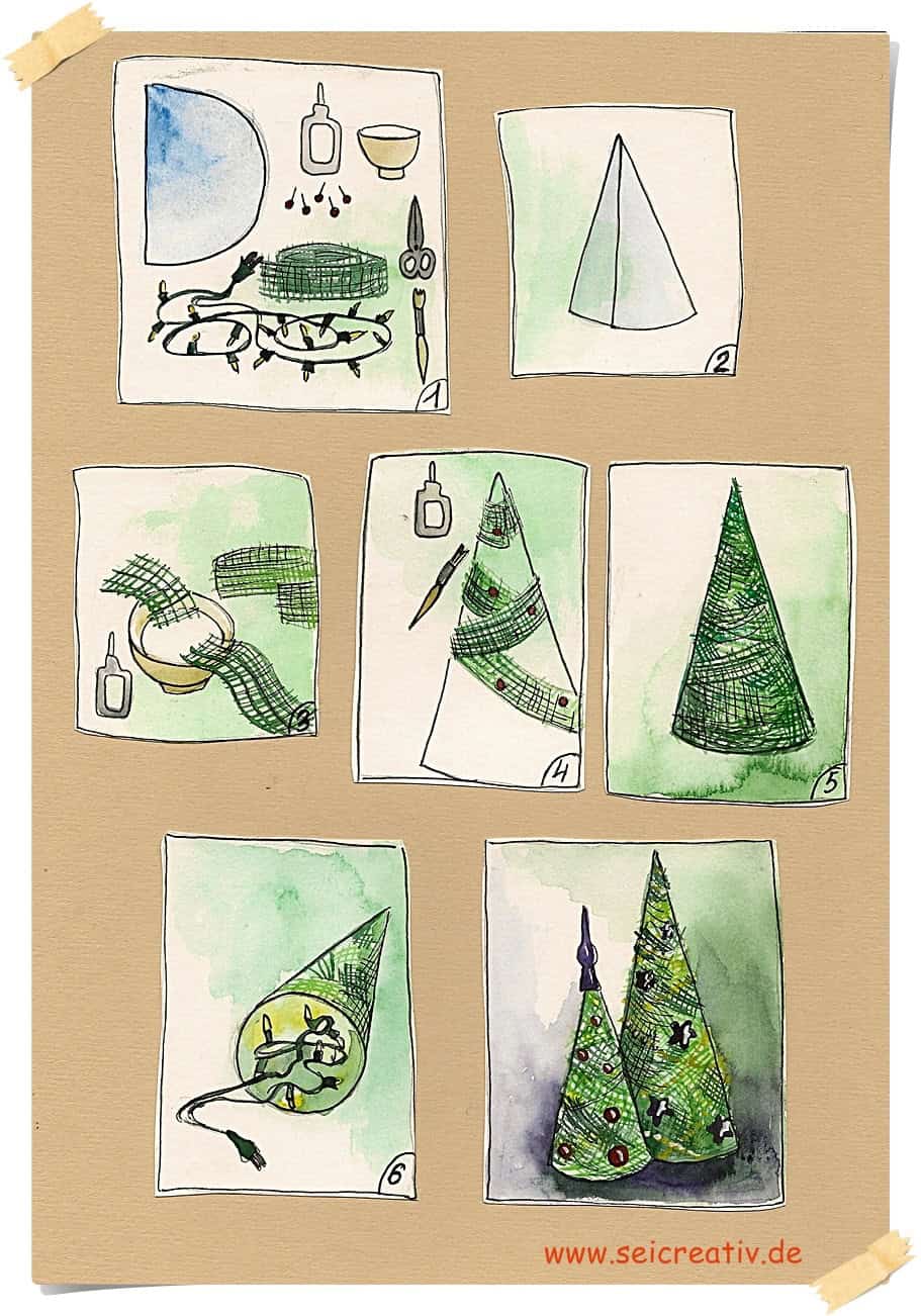 Oh, Tannenbaum! – Weihnachtsbaum im Sisallook