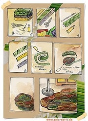 Bunter Teppich aus alten Decken (oder IKEA Plaids)