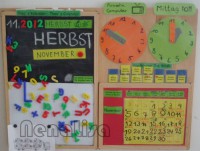 Kalenderwand für Kinder